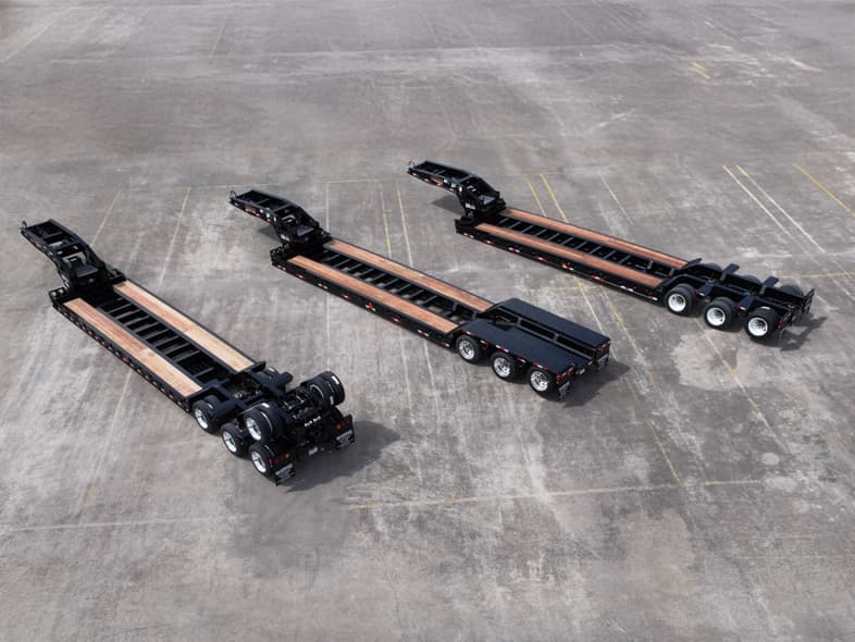 Rental trailer support while customer equipment is in service