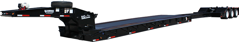 Extendable Lowboy Trailers diagram